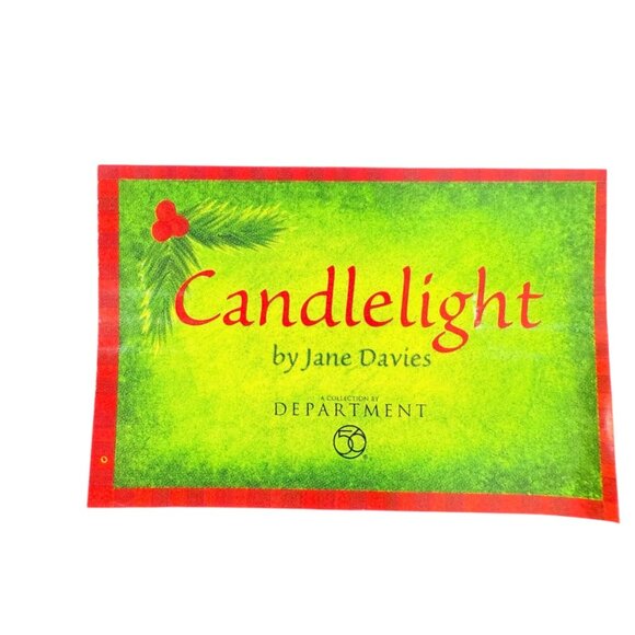 New Dept 56 Christmas Napkin Rings Candlelight Set Of 4 Ceramic Holiday 2004 - Picture 10 of 16